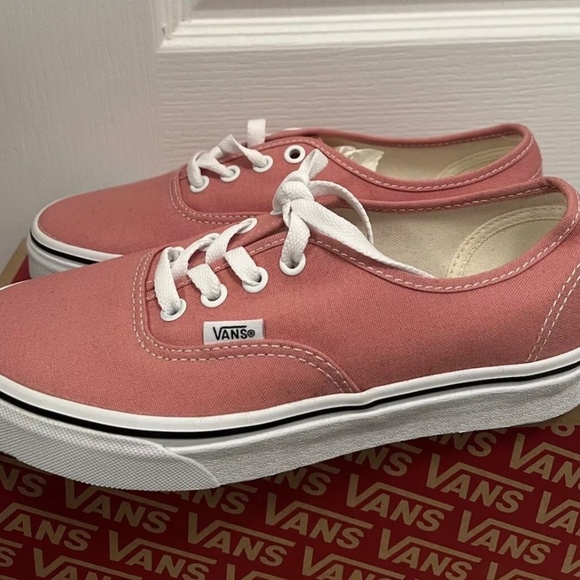 Vans Authentic Pro Canvas Shoes WOMENS 7 Rosette (Medium Pink) - Picture 2 of 5